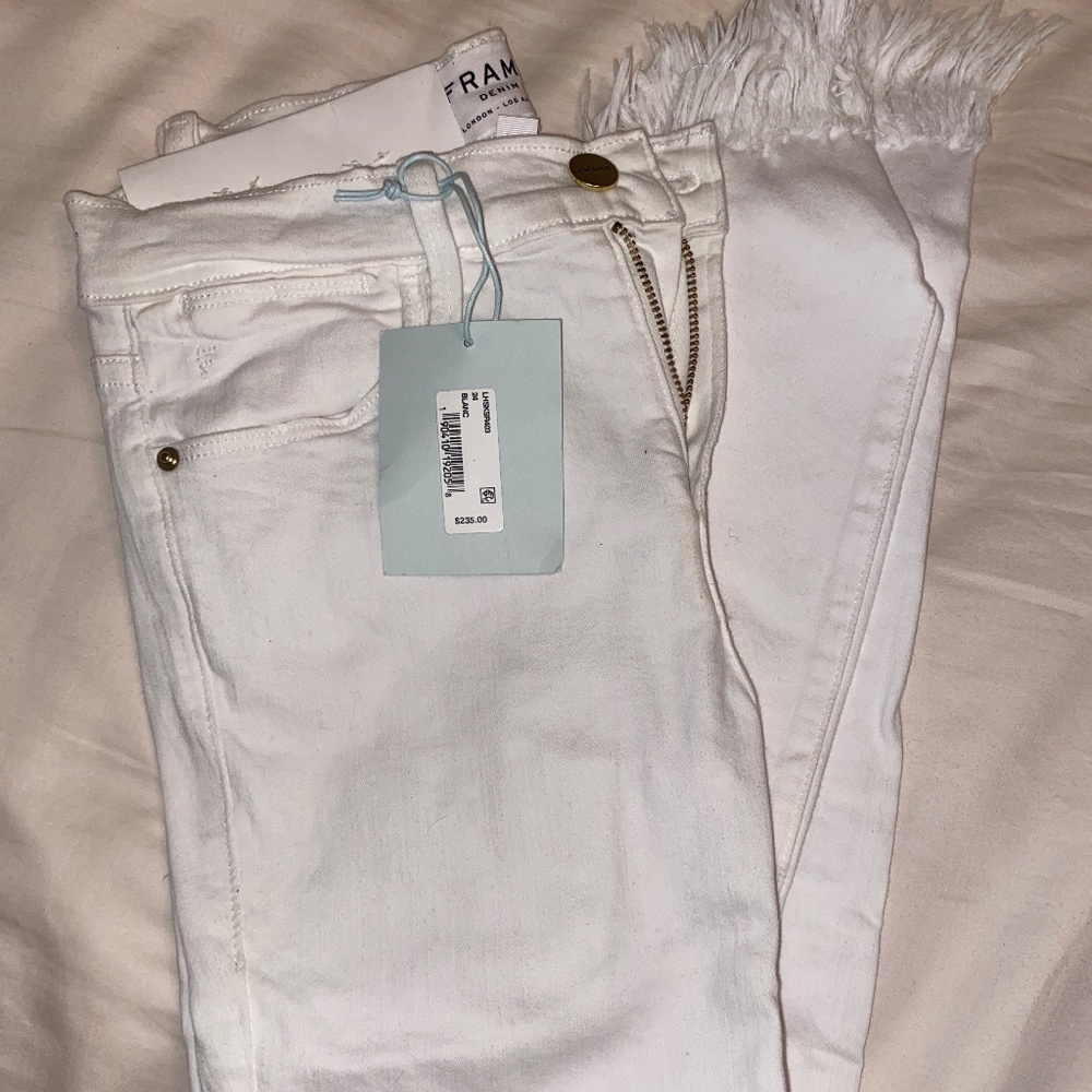Brand New White Jeans - Designer : Frame